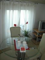Televízia a/alebo spoločenská miestnosť v ubytovaní Apartments Benutic-Lalini