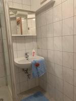 A bathroom at Schilcherland-Apartment