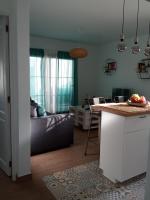 A kitchen or kitchenette at Apartamento Maresia