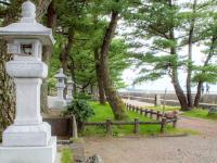 ゲストハウスの近くで見られる自然の景観