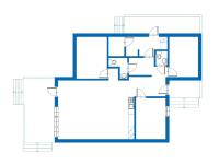 Půdorys ubytování Holiday Home Vanamoinen by Interhome