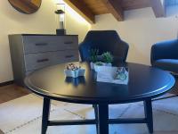 A seating area at Casa Facco