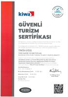 Certifikát, hodnocení, plakát nebo jiný dokument vystavený v ubytování Twin Apart Hotel