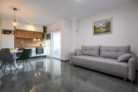 Kuchyň nebo kuchyňský kout v ubytování Luxury Apartments Leonika