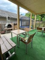 Patio nebo venkovní prostory v ubytování Apartment WELLNESS Vlčková