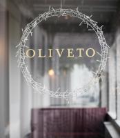 a wreath on a window with the word volvo at Haddington House in Dun Laoghaire