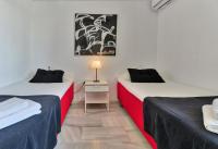 A bed or beds in a room at Nice and spacius villa near Fuengi