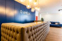 un bar en el vestíbulo del hotel adqka en Dona Amélia Hotel by RIDAN Hotels, en Fátima