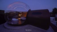 Půdorys ubytování Burbuja AntiSaturno - Glamping Alto Tajo