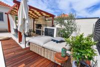 Balkon lub taras w obiekcie Villa Teuta ZadarVillas
