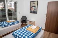 Posteľ alebo postele v izbe v ubytovaní 5 Sterne Zeus City Apartment mit Meerblick
