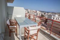 Balkón alebo terasa v ubytovaní 5 Sterne Zeus City Apartment mit Meerblick