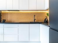 Kuchyň nebo kuchyňský kout v ubytování City View Apartment - Zgoda 13