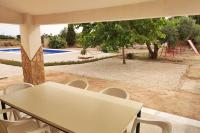 Zahrada ubytování Villa rústica privada con gran chalet y piscina