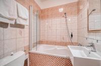 Koupelna v ubytování Hotel Salvator