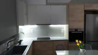 Kuchyň nebo kuchyňský kout v ubytování LUXURY AUTONOMOUS GROUND FLOOR APARTMENT