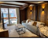 Zona d&#39;estar a Luxury suite 70m2 balcon courchevel1850 parking