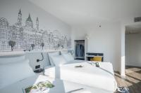 B&B Hotel Budapest Cityにあるベッド