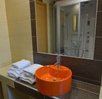 Kúpeľňa v ubytovaní Perinthos Hotel