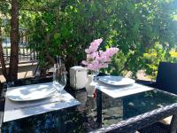 Zahrada ubytování Penthouse Apartment in Hotel Eney