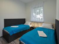Posteľ alebo postele v izbe v ubytovaní Fövenyes House