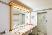 Koupelna v ubytování Hotel Landhaus Höpen