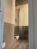 A bathroom at EMI's Guest House