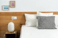 Postel nebo postele na pokoji v ubytování Apartamento con personalidad a 600 m de la playa.