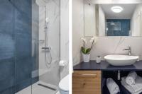 Kúpeľňa v ubytovaní Blue Allure Apartment