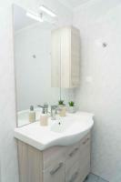 A bathroom at Tzortzi's Family Apartments