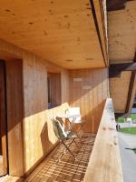 A seating area at Ferienwohnung Gmeiner