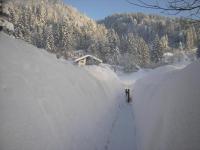 Appartements Fritz Sagmeister during the winter