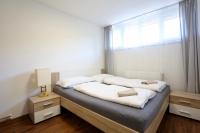 Postel nebo postele na pokoji v ubytování Pension Lesná