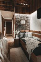 Łóżko lub łóżka w pokoju w obiekcie Jufenalm BOHO Hotel & Restaurant