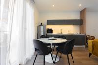 Kuchyň nebo kuchyňský kout v ubytování Apartmani Benzon