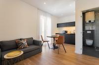 Kuchyň nebo kuchyňský kout v ubytování Apartmani Benzon