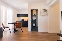 Kuchyň nebo kuchyňský kout v ubytování Apartmani Benzon