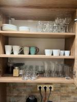 Coffee and tea making facilities at ANNA GYÖNGYE APARTMAN DEBRECEN