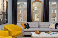 Posedenie v ubytovaní LUX Golden Apartment Praga Kępna by Renters Prestige