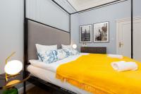 Posteľ alebo postele v izbe v ubytovaní LUX Golden Apartment Praga Kępna by Renters Prestige