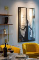 Posedenie v ubytovaní LUX Golden Apartment Praga Kępna by Renters Prestige