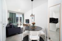 TV a/nebo společenská místnost v ubytování Apartments Palma Rabac