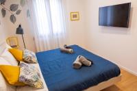 Posteľ alebo postele v izbe v ubytovaní luxurious and quiet apartment in the lively heart of Venice