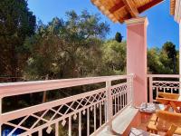A balcony or terrace at SeaFront Villa Ourania