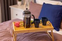 Posteľ alebo postele v izbe v ubytovaní Klifowa Premium Resort with SPA, Fitness & Kids Club by Noclegi Renters