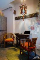 Posezení v ubytování Suite Opium Den by Justine Apartments Apartamento turístico en Madrid Río