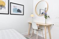 The floor plan of Mira Apartment in Malaga by Solaga Holiday Homes