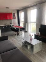 Kuchyňa alebo kuchynka v ubytovaní Apartament Metropolia typu deluxe, free WiFi, FV