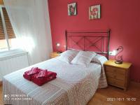 Postel nebo postele na pokoji v ubytování Casa rural el cerrete