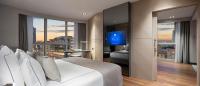 TV a/nebo společenská místnost v ubytování Melas Hotel Istanbul